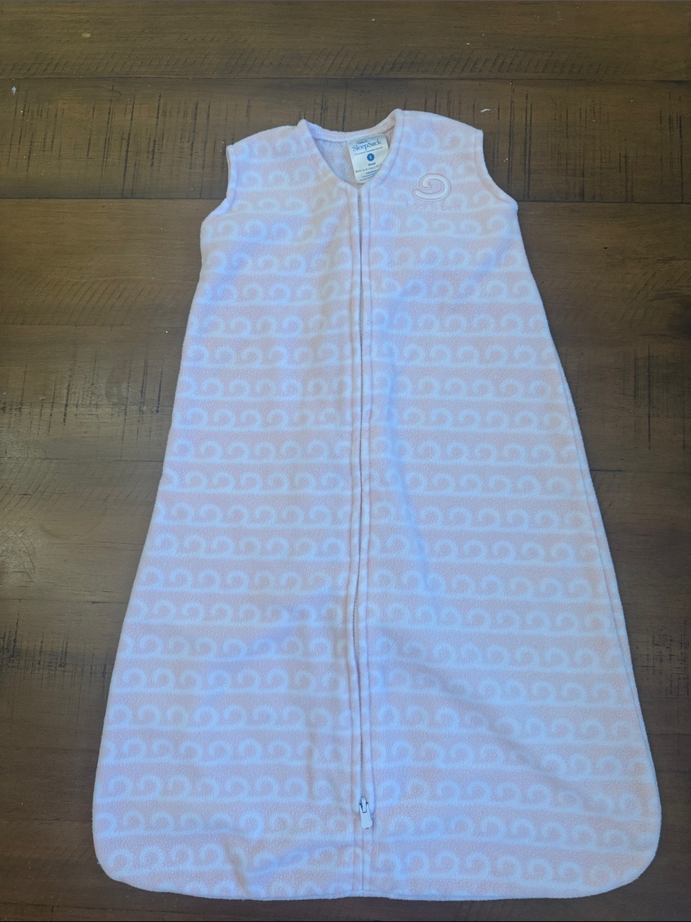 Halo Pink Wave Zip Sleep Sack for Kids
